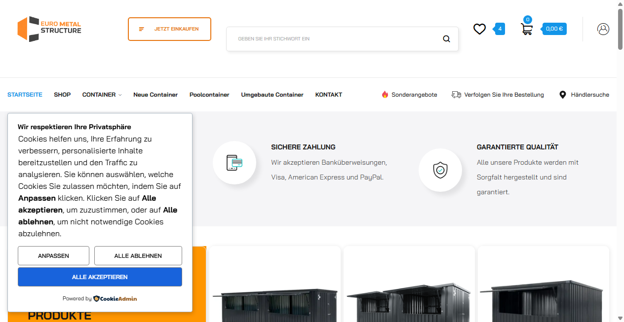 Bestätigte Warnung zu eurometal-structure.com (2026)