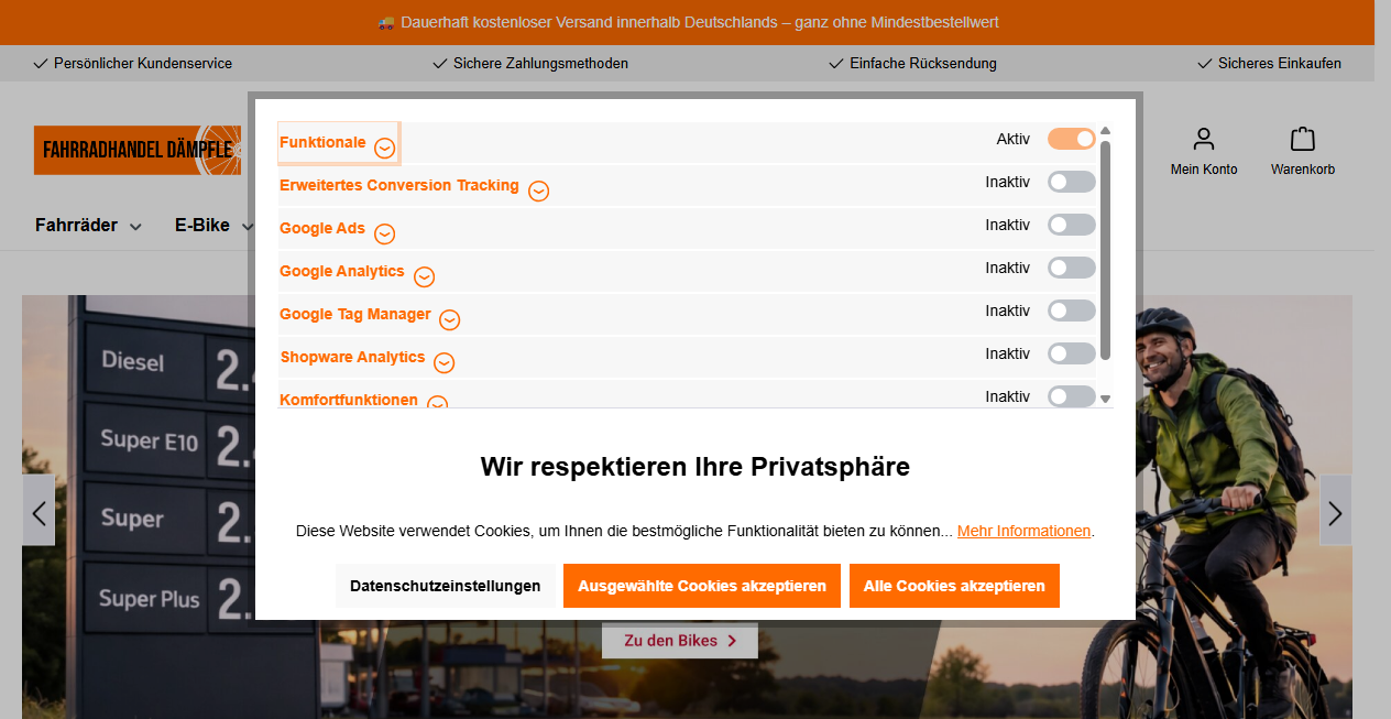 Fake-Shop Warnung: Fake Shop Warnung: fahrradhandel-daempfle.de (2026)