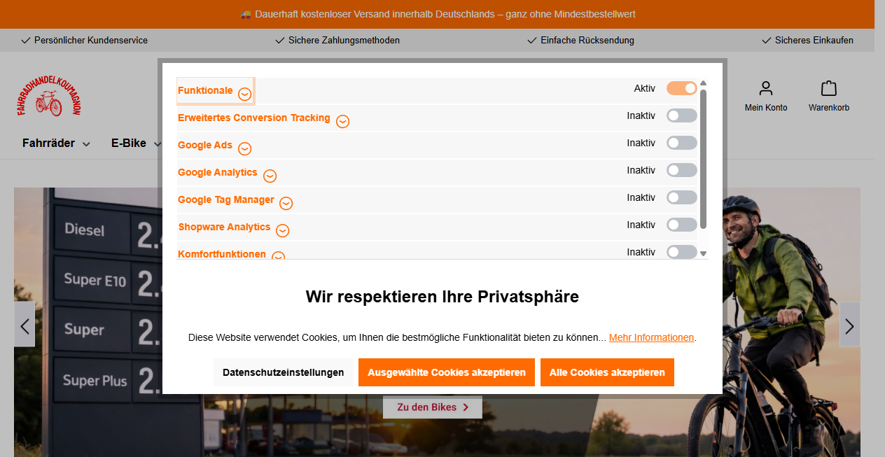 Bestätigte Warnung zu fahrradhandel-koumagnon.de (2026)