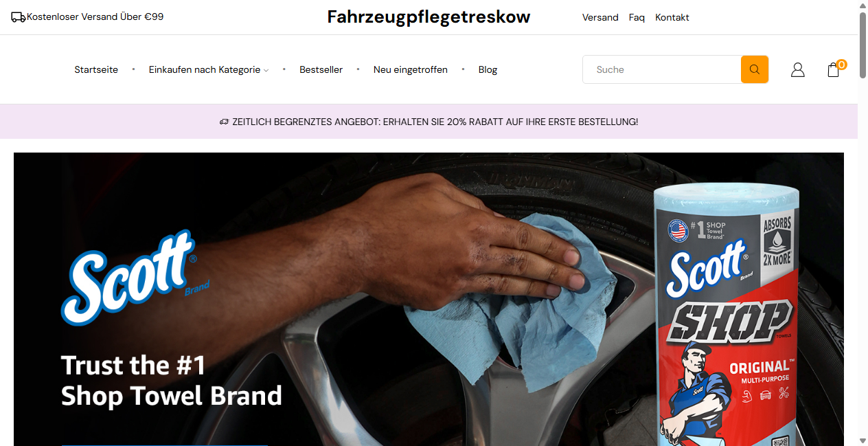 Bestätigte Warnung zu fahrzeugpflegetreskow.de (2026)