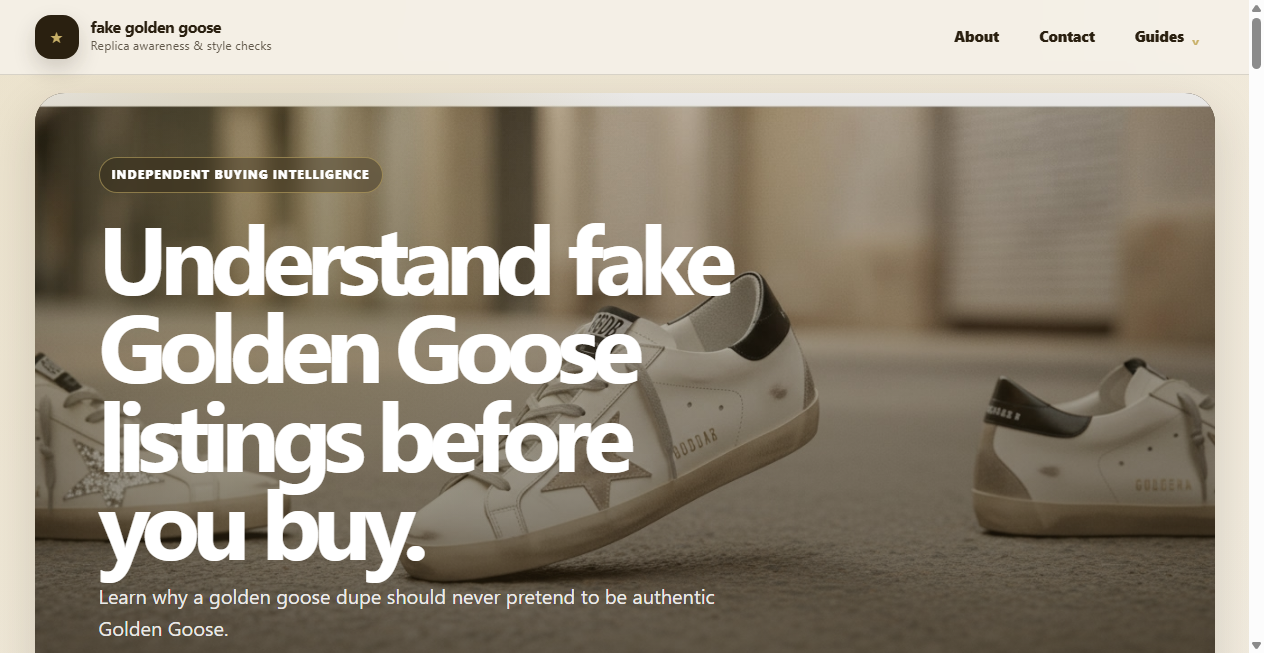 Bestätigte Warnung zu fakegoldengoose.net (2026)
