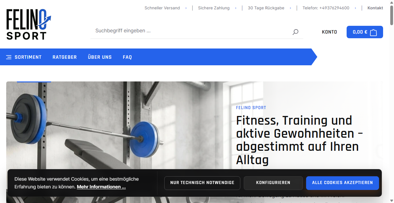 Bestätigte Warnung zu felino-sport.de (2026)