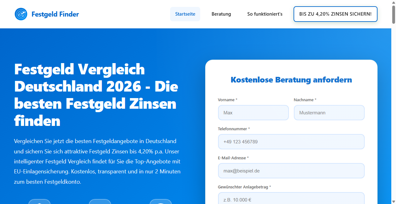 Fake-Shop Warnung: Fake Shop Warnung: festgeld-finder.de (2026)