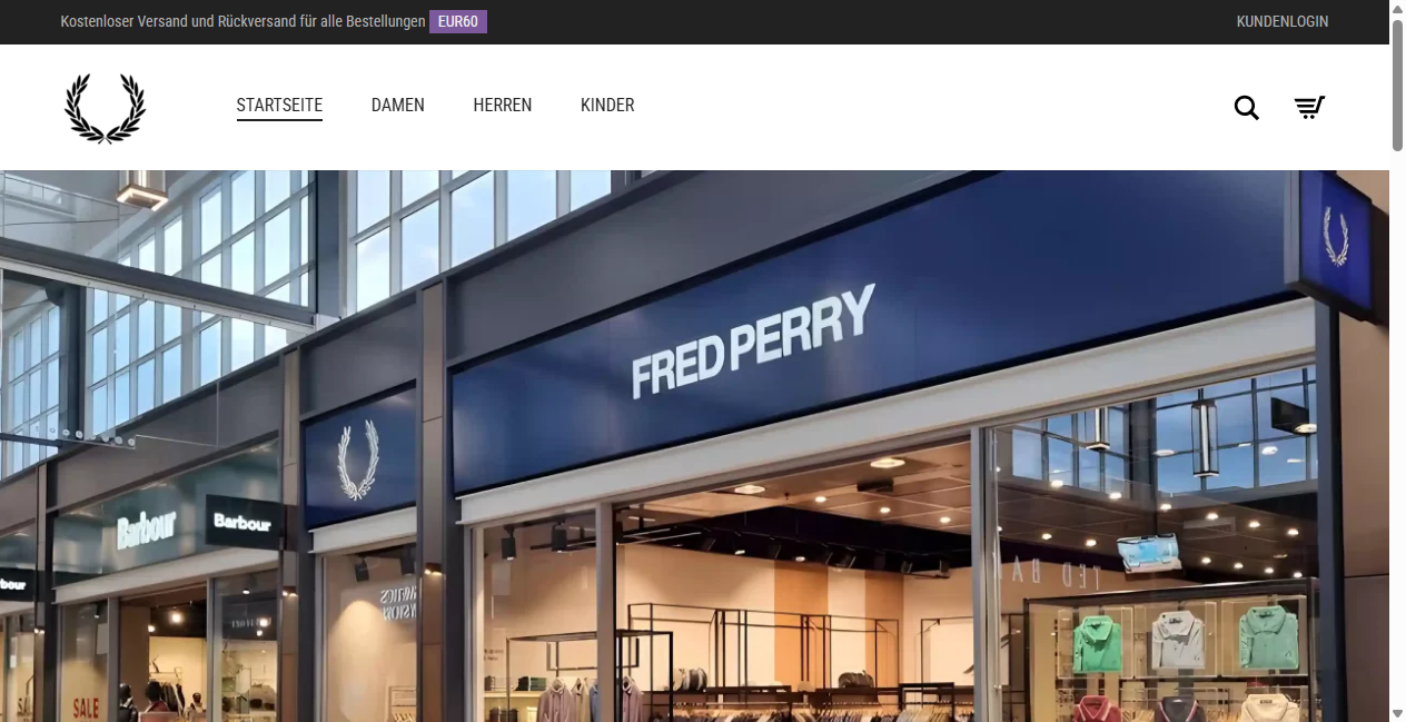 Bestätigte Warnung zu fredperryoutlet.de (2026)