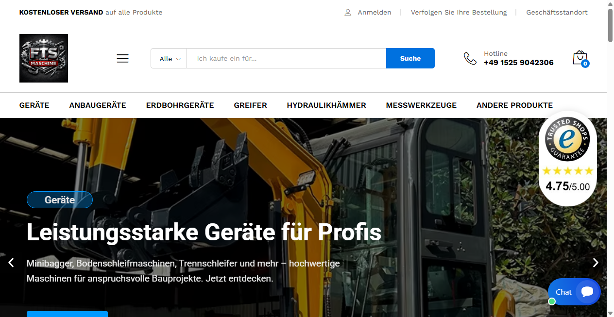 Bestätigte Warnung zu fts-gmbhmaschine.com (2026)