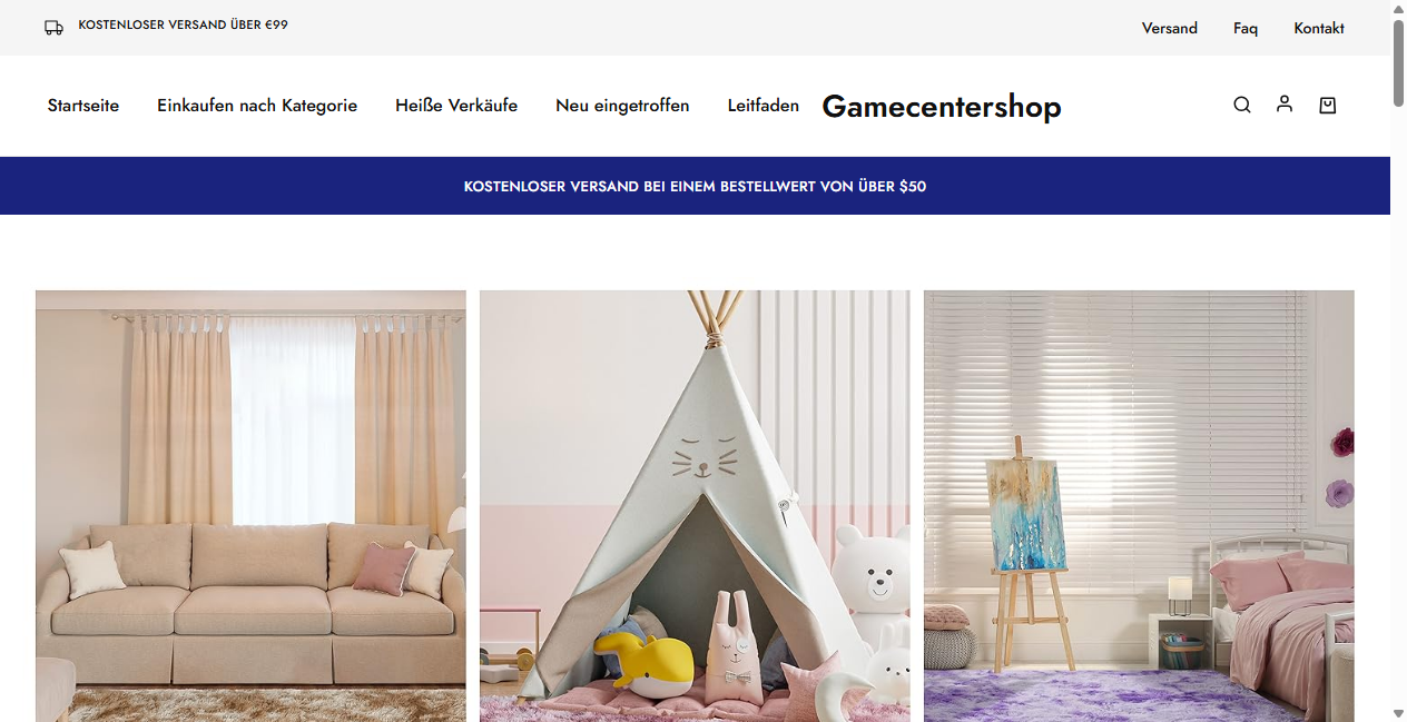 Bestätigte Warnung zu gamecentershop.de (2026)