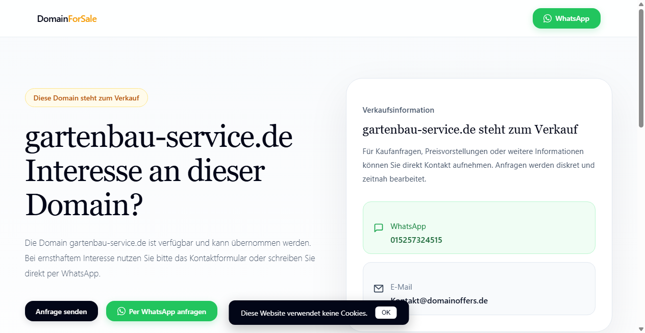 Bestätigte Warnung zu gartenbau-service.de (2026)