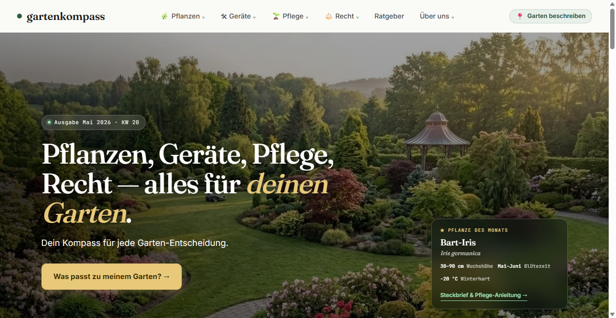 Bestätigte Warnung zu gartenkompass.com (2026)