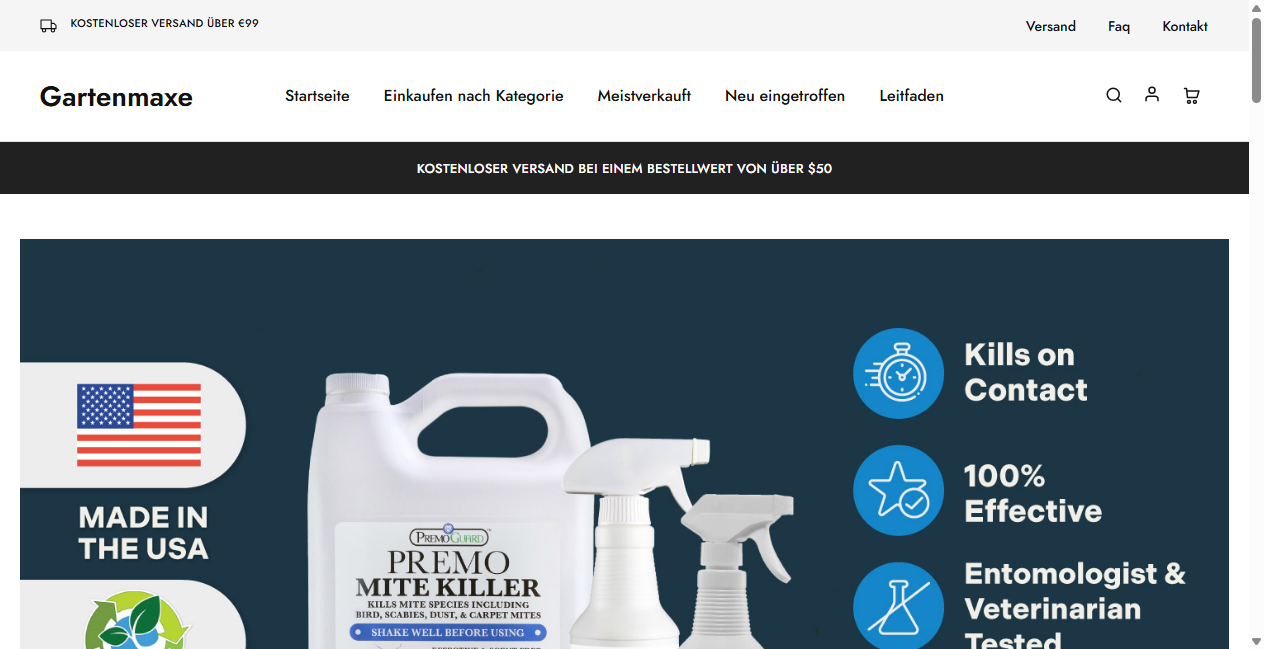 Bestätigte Warnung zu gartenmaxe.de (2026)