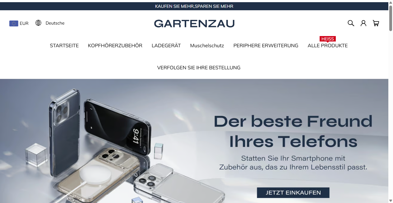 Bestätigte Warnung zu gartenzau.de (2026)