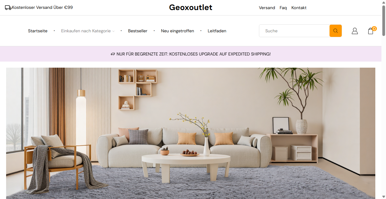 Bestätigte Warnung zu geoxoutlet.de (2026)