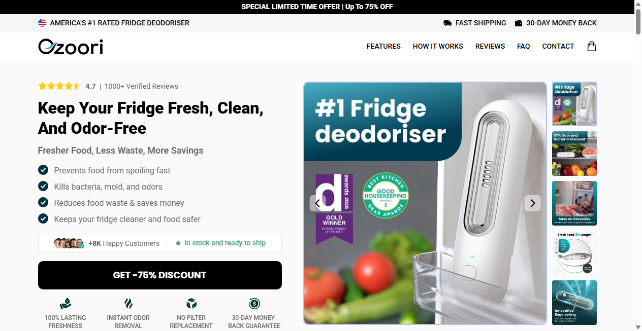 Fake-Shop Warnung: Fake Shop Warnung: get-ozoori.com (2026)