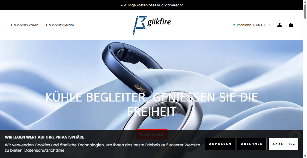 Bestätigte Warnung zu giikfire.com (2026)