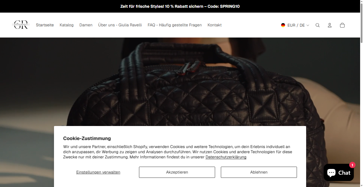 Bestätigte Warnung zu giuliaravelli.com (2026)