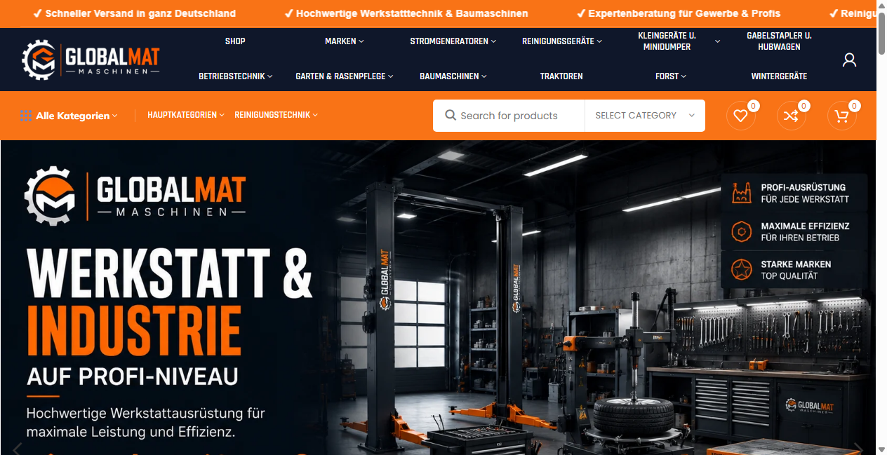 Bestätigte Warnung zu globalmat-maschinen.com (2026)
