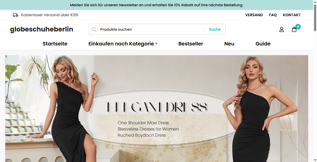 Bestätigte Warnung zu globeschuheberlin.de (2026)