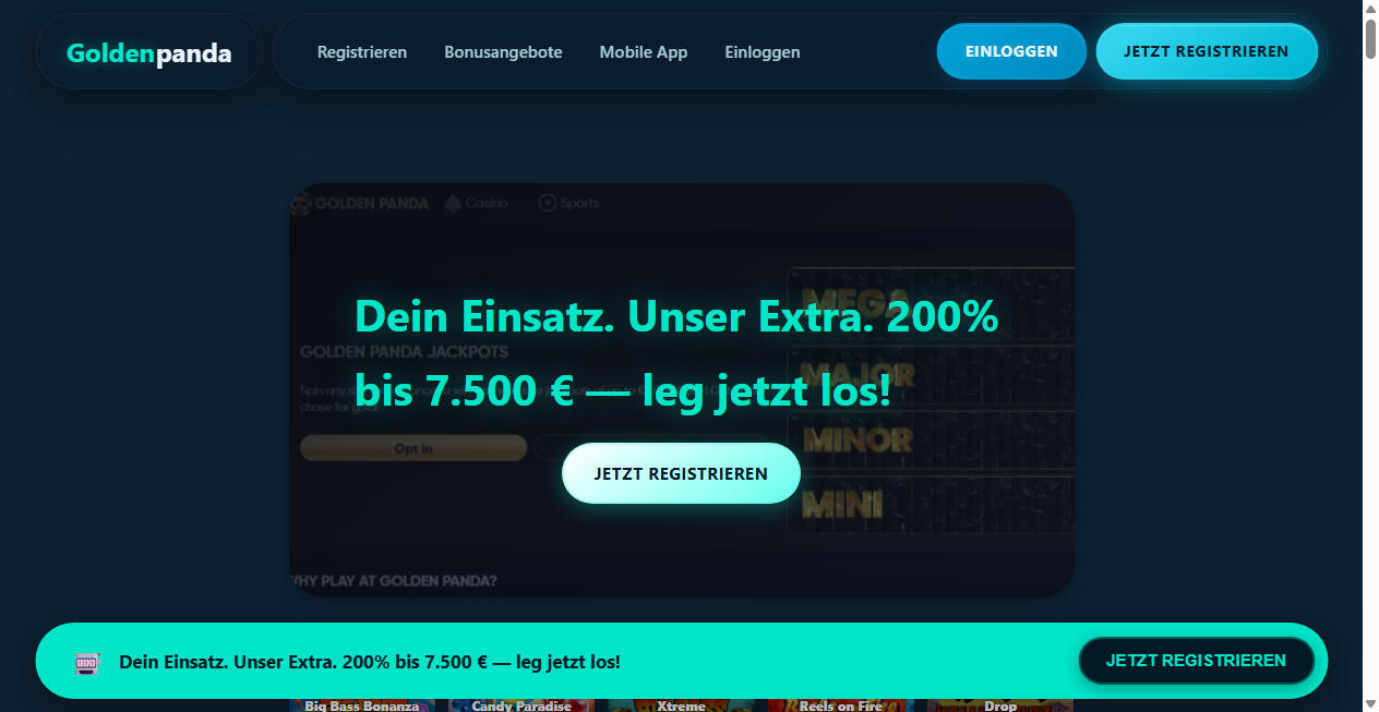 Bestätigte Warnung zu goldenpandacasino-online.de (2026)