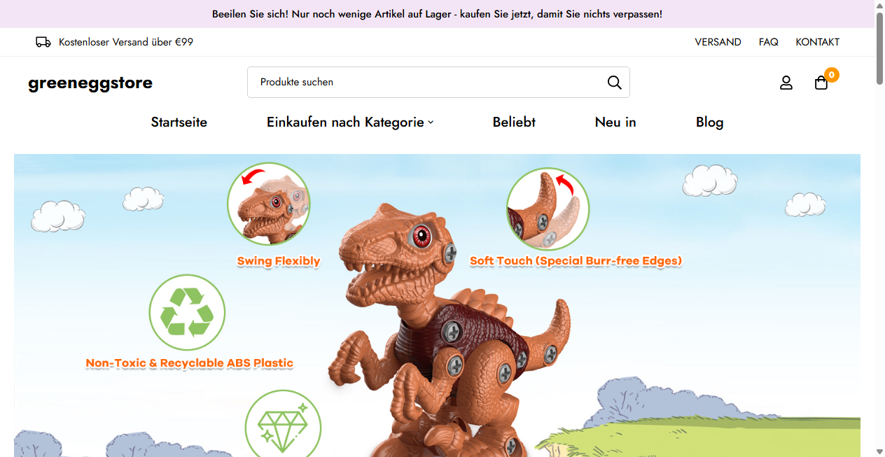 Bestätigte Warnung zu greeneggstore.de (2026)