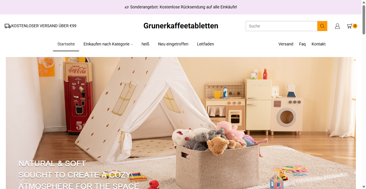 Bestätigte Warnung zu grunerkaffeetabletten.de (2026)