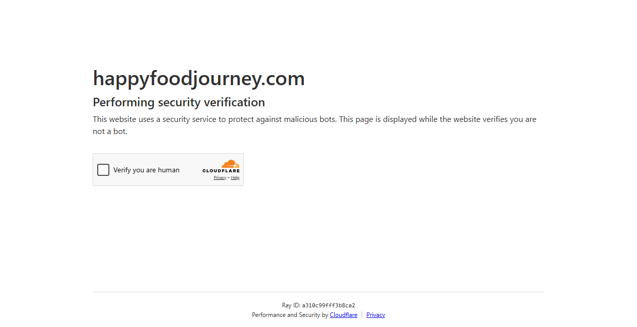 Bestätigte Warnung zu happyfoodjourney.com (2026)