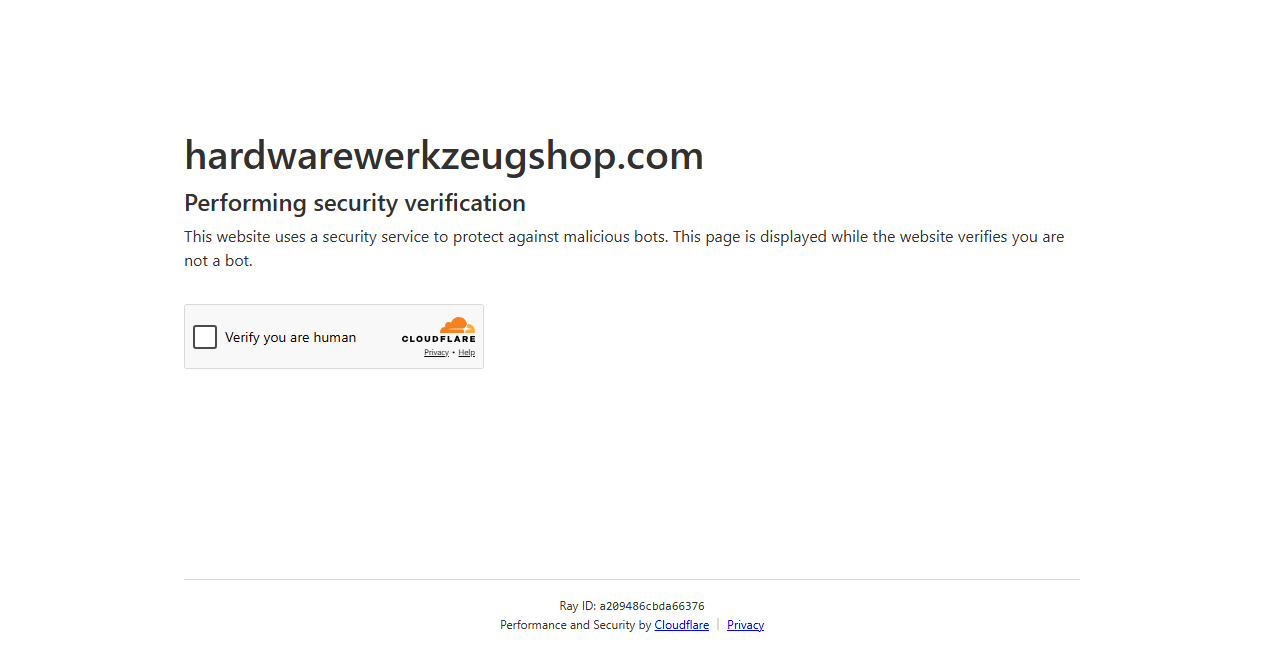 Bestätigte Warnung zu hardwarewerkzeugshop.com (2026)