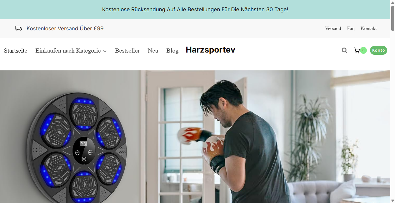 Bestätigte Warnung zu harzsportev.de (2026)