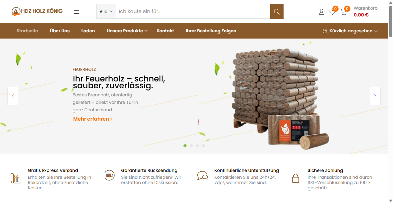 Fake-Shop Warnung: Fake Shop Warnung: heizholzkonig.de (2026)