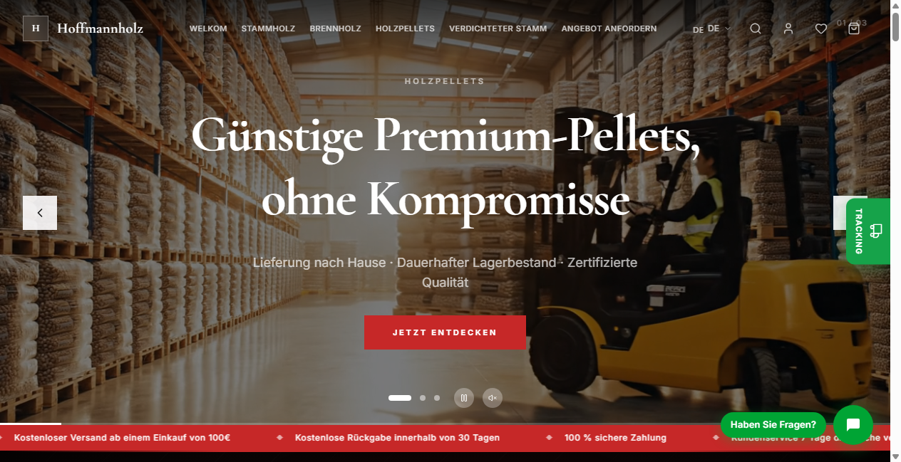 Bestätigte Warnung zu hoffmannholz.com (2026)