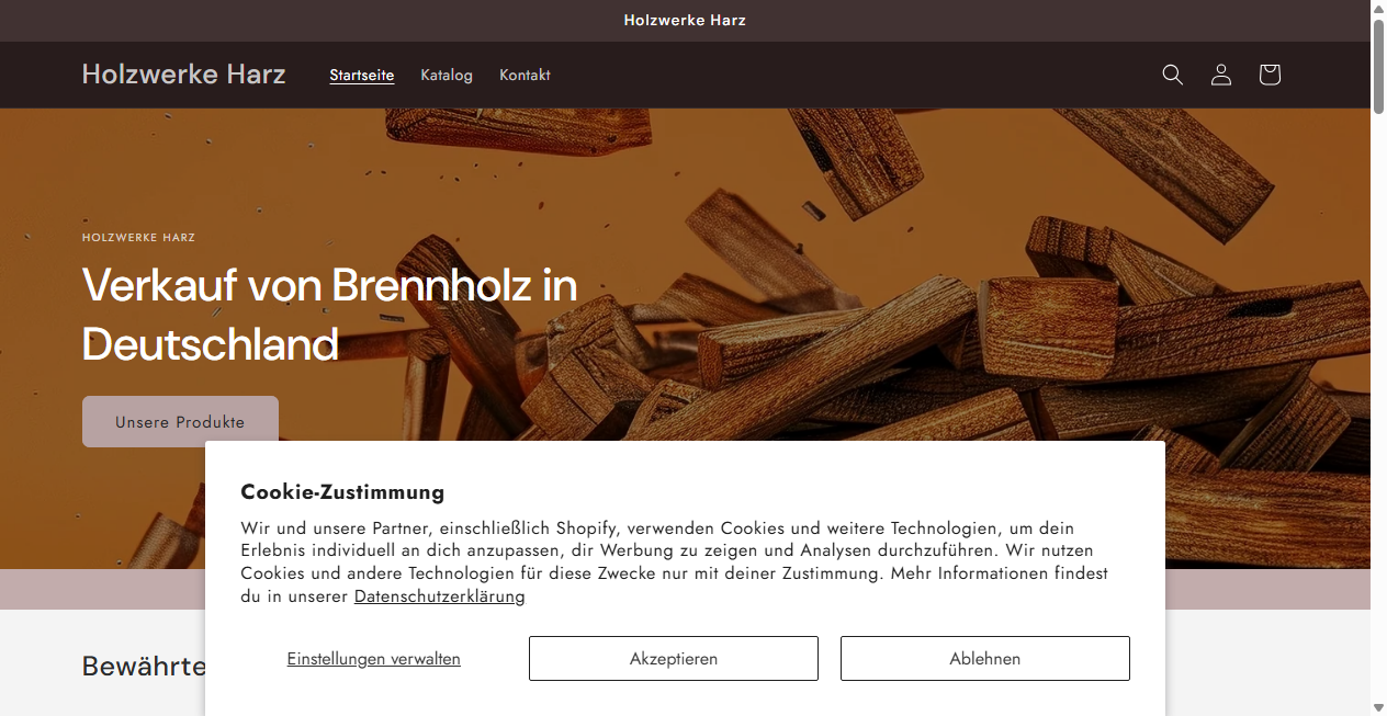 Bestätigte Warnung zu holzwerkeharz.de (2026)