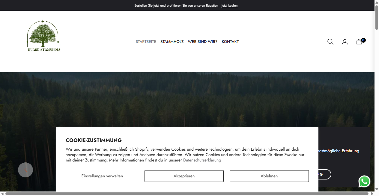 Bestätigte Warnung zu huard-stammholz.com (2026)