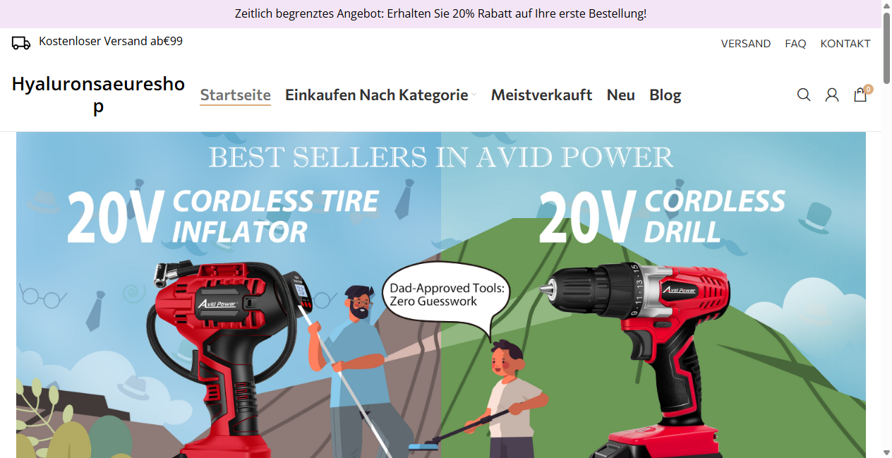 Bestätigte Warnung zu hyaluronsaeureshop.de (2026)