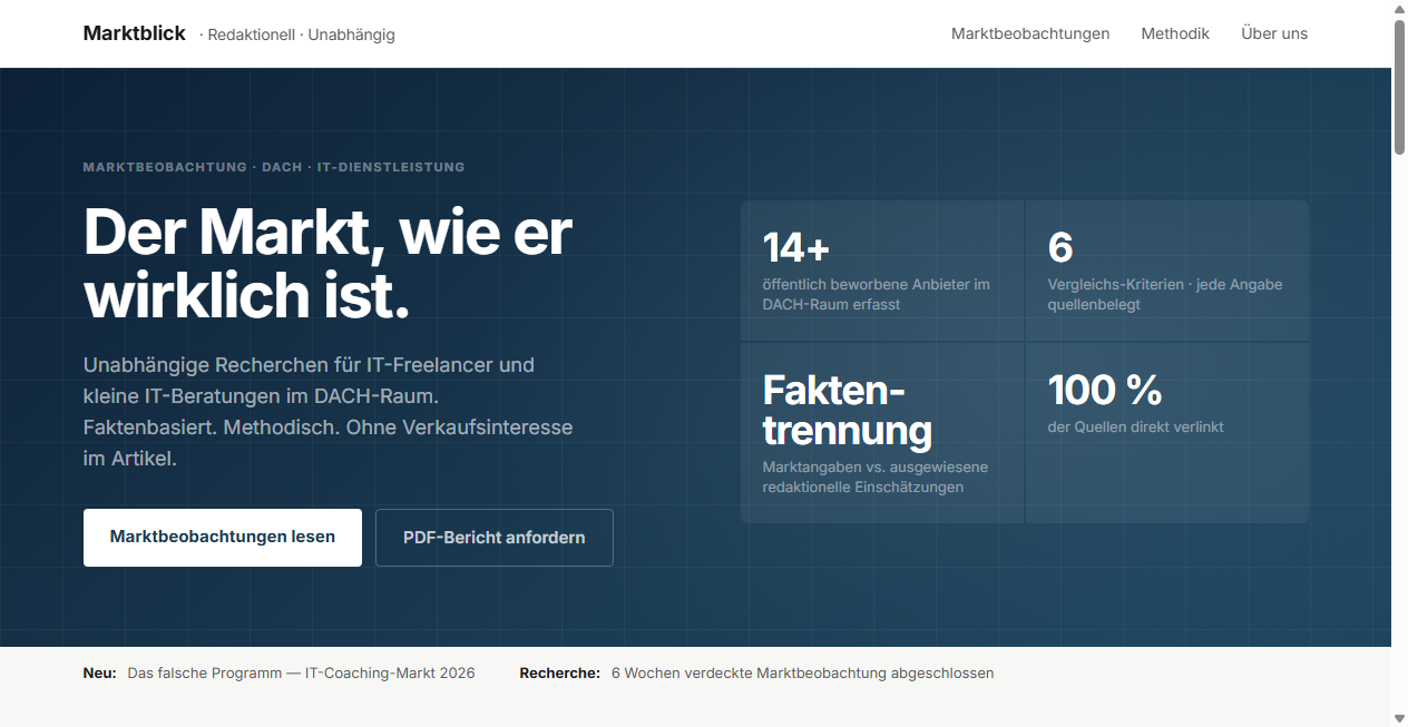 Bestätigte Warnung zu it-marktblick.de (2026)