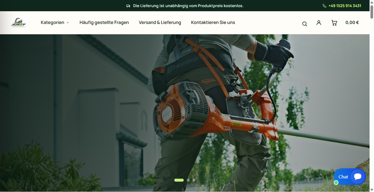 Bestätigte Warnung zu josef-gartentechnik.de (2026)
