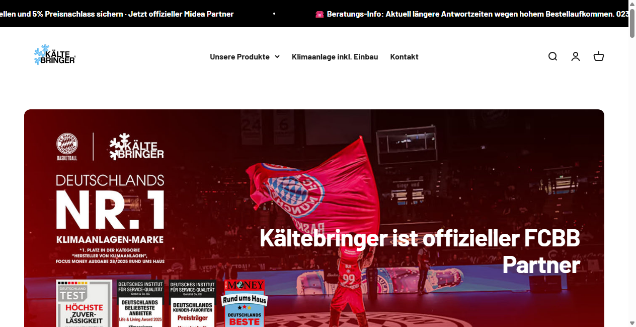 Bestätigte Warnung zu kaelte-bringer.de (2026)