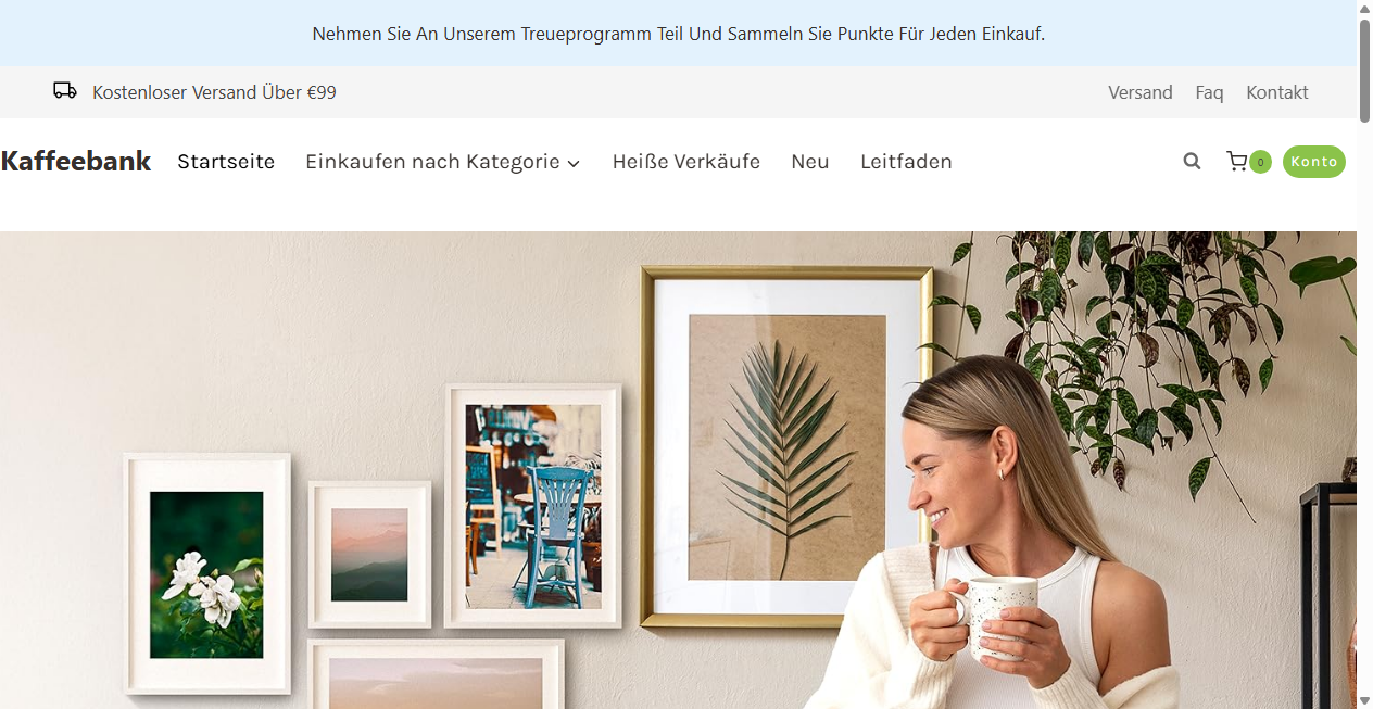 Bestätigte Warnung zu kaffeebank.de (2026)