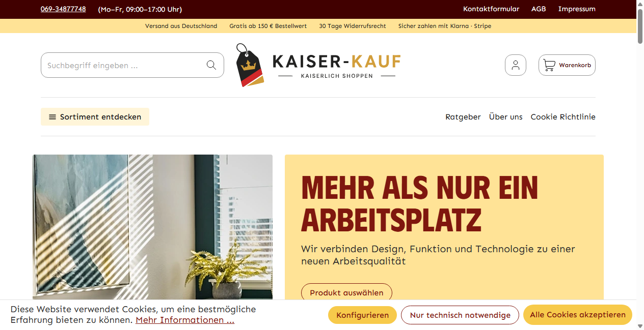 Bestätigte Warnung zu kaiser-kauf.com (2026)