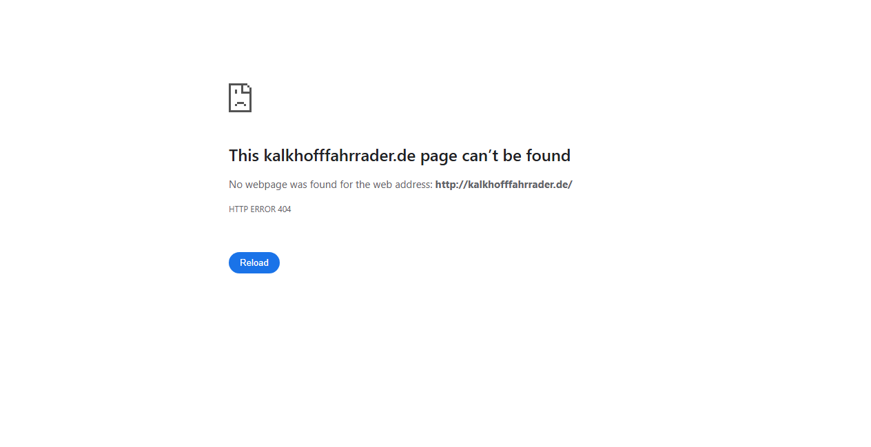 Bestätigte Warnung zu kalkhofffahrrader.de (2026)