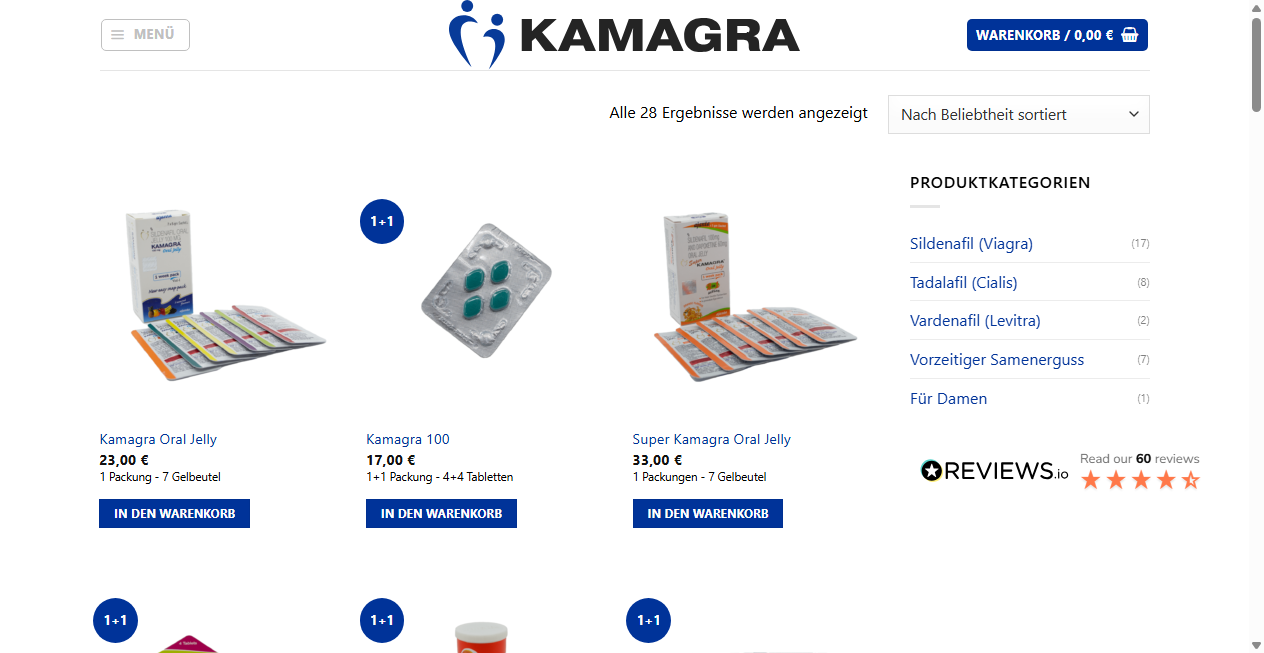 Bestätigte Warnung zu kamagra.at (2026)