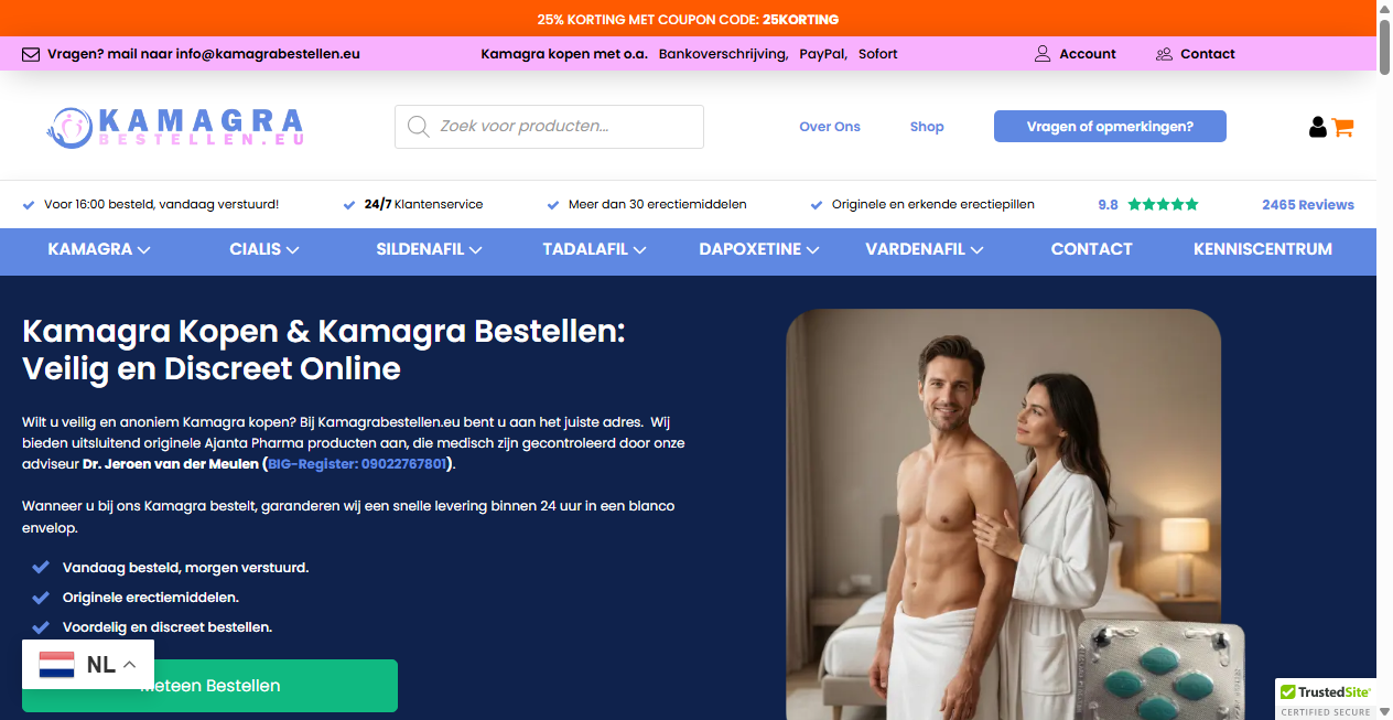 Bestätigte Warnung zu kamagrabestellen.eu (2026)