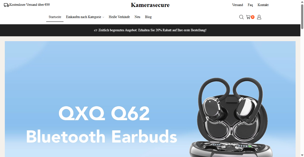 Bestätigte Warnung zu kamerasecure.de (2026)
