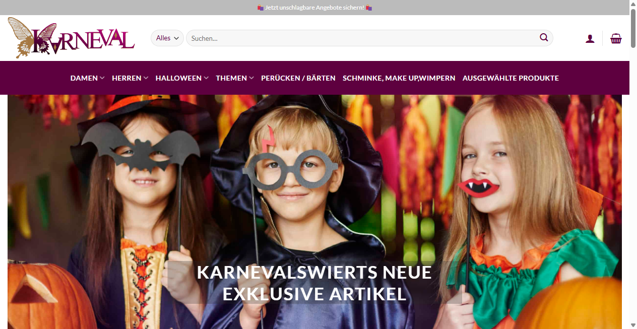 Fake-Shop Warnung: Fake Shop Warnung: karnevalkostum.com (2026)
