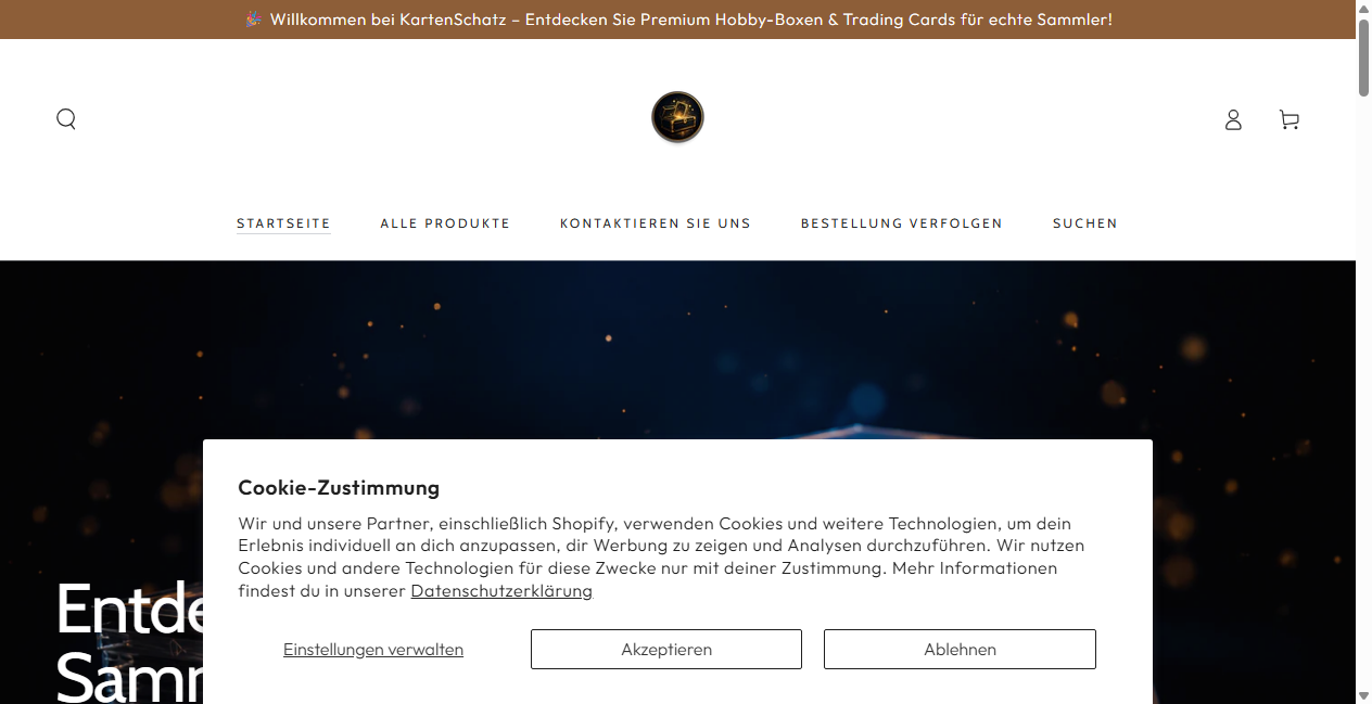 Bestätigte Warnung zu kartenschatz.shop (2026)