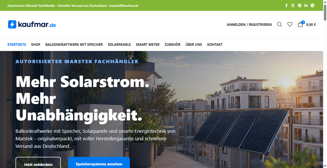 Bestätigte Warnung zu kaufmar.de (2026)