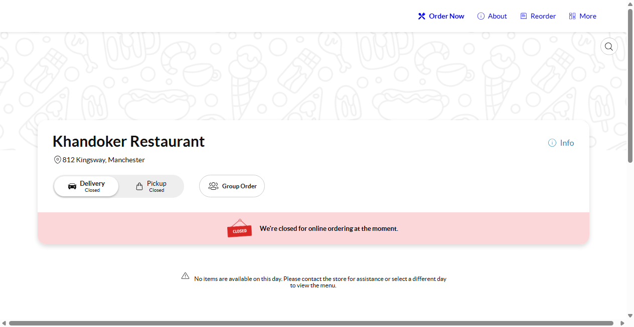 Bestätigte Warnung zu khandokerrestaurantonline.com (2026)