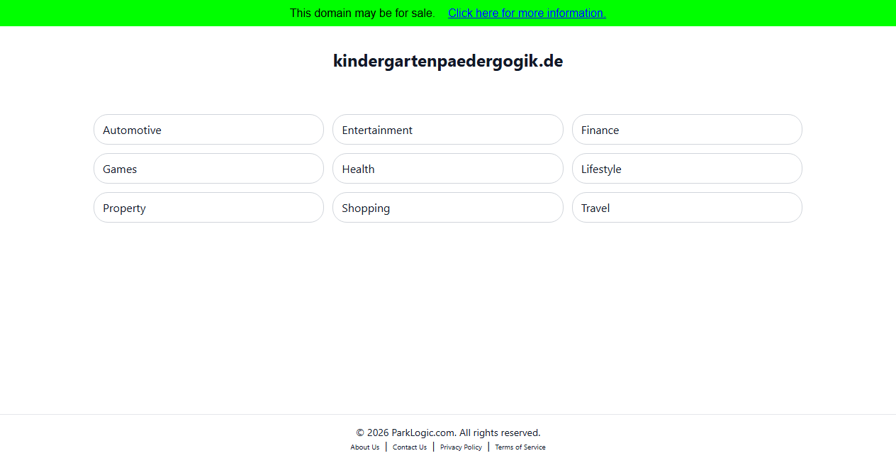 Bestätigte Warnung zu kindergartenpaedergogik.de (2026)