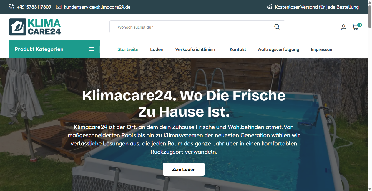 Bestätigte Warnung zu klimacare24.de (2026)