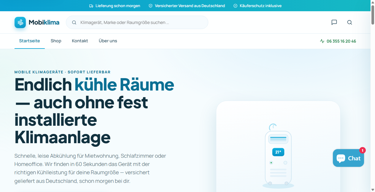 Bestätigte Warnung zu klimag.myshopify.com (2026)