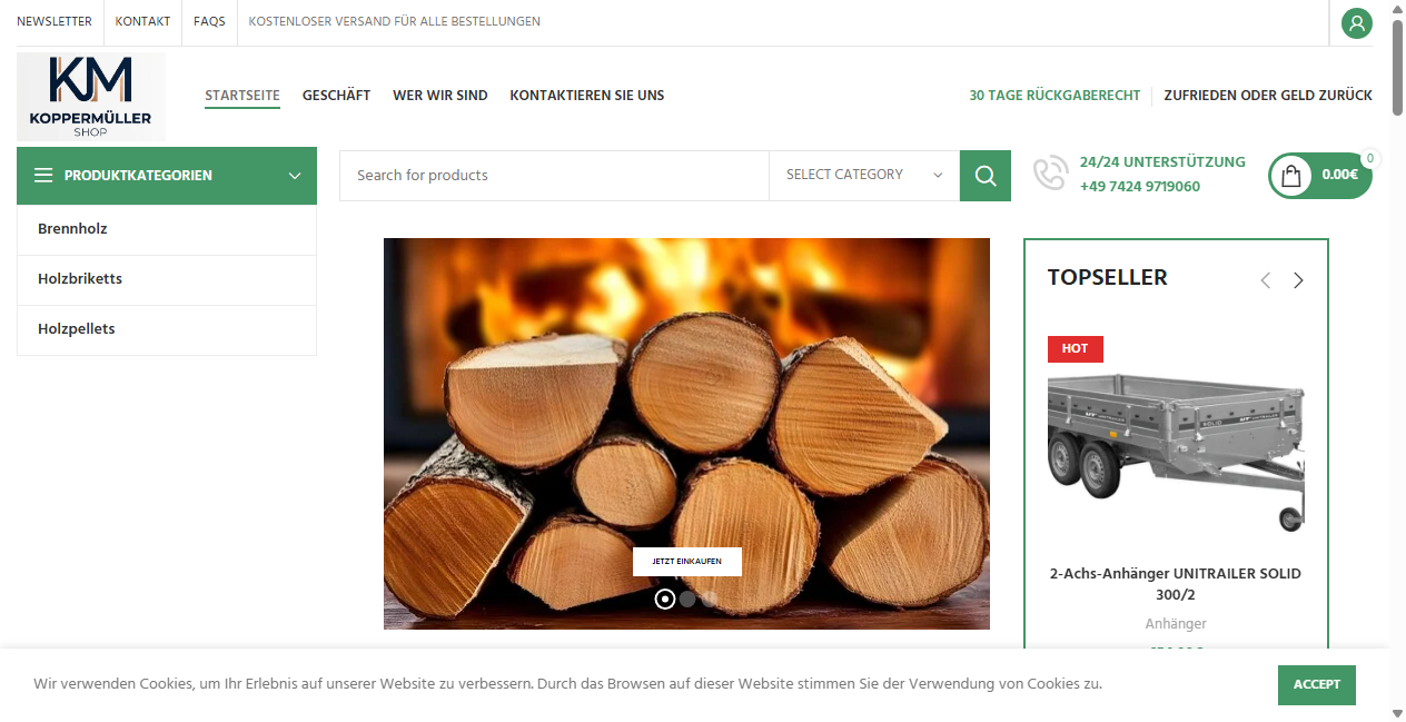 Bestätigte Warnung zu koppermuller-shop.de (2026)