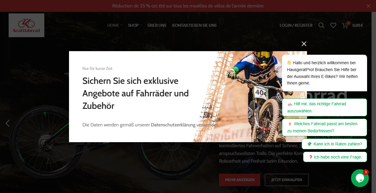 Bestätigte Warnung zu kraftfahrrad.de (2026)