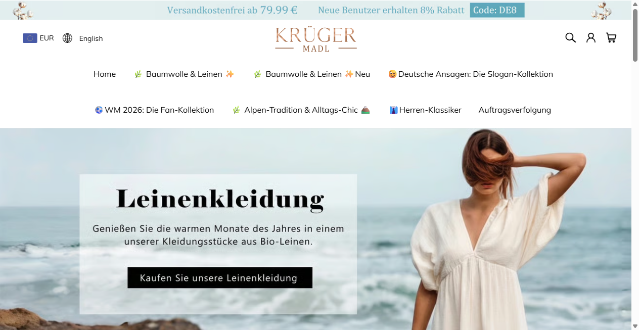 Bestätigte Warnung zu kruegermadl.de (2026)